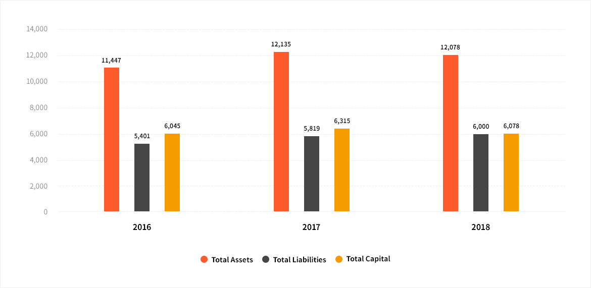 Total Assets | Total Liabilities | Total Capital